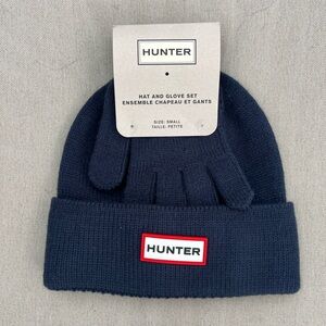 Hunter Navy Hat and Glove Set